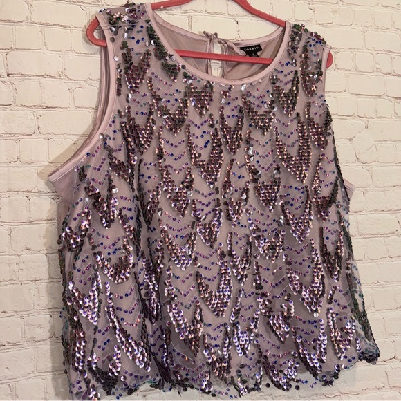 TORRID Sequin Shell Crop Top, Size 2X - Picture 10 of 12